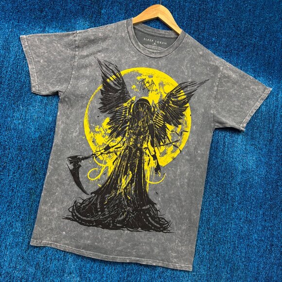 Sleep Token Angel Of Death Gray Rock T-Shirt Size Medium - Picture 3 of 4